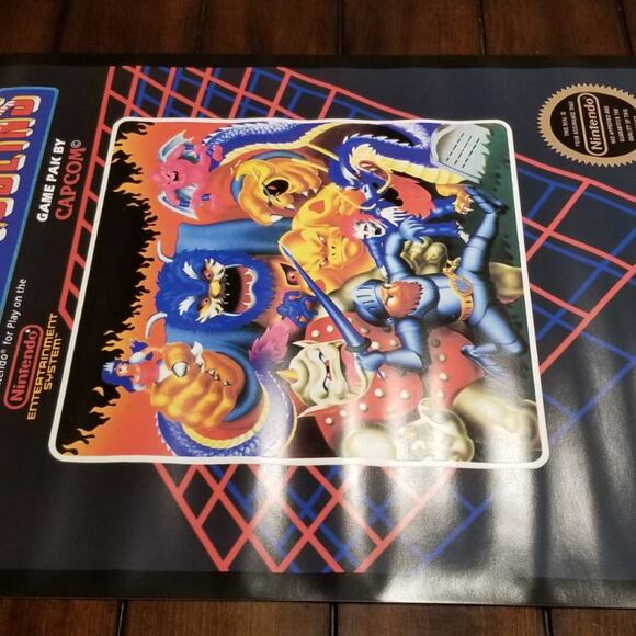 Poster - Ghosts 'N Goblins, NES cover art (NEW) - Capcom - Nintendo - Picture 5 of 7